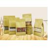 Buy cheap stand up zip pouch brown Kraft paper bags dried food packaging bags with window from wholesalers