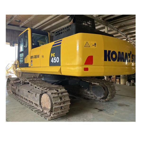 Buy cheap Shanghai Used Komatsu PC450-8 Excavator 2.1 m3 Bucket Capacity 45000 KG Machine Weight from wholesalers