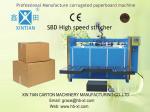 Auto Packaging Paper Carton Making Machine Of 900mm Height Feeder , Carton