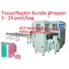 Buy cheap Double Lane Facial Tissue Packing Machine Fully Automatic For Napkin Paper from wholesalers