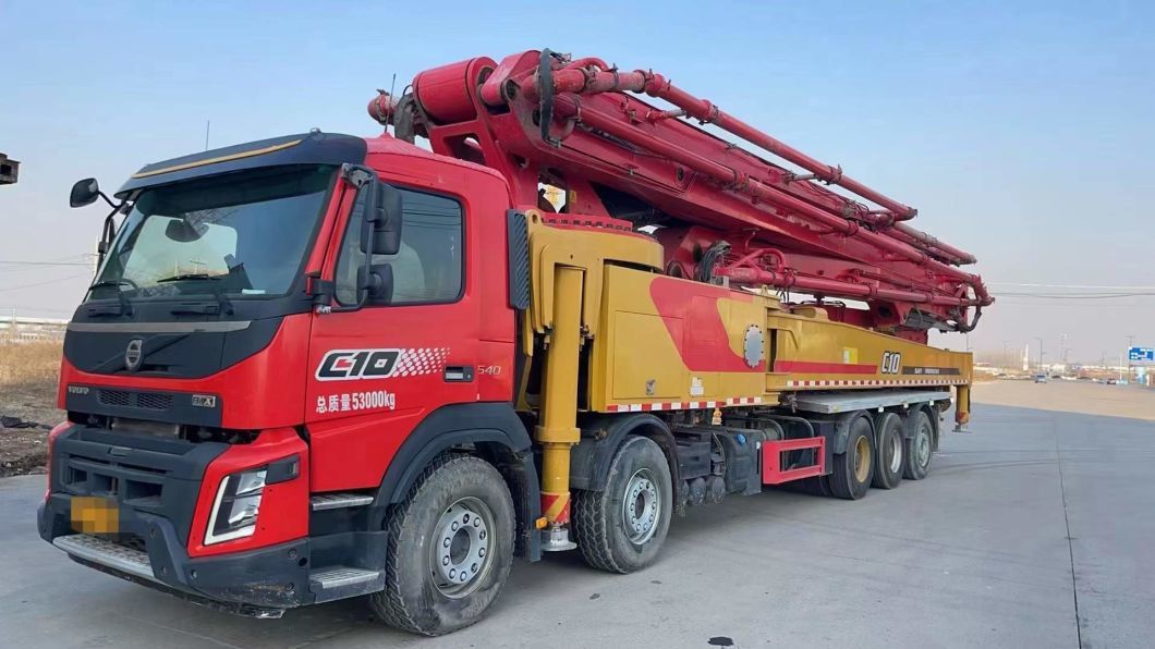 Used Sy 67 M Concrete Pump Truck, 5 Bridge Truck
