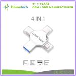 4 In 1 High Speed Otg Usb Flash Drive 8Gb 16Gb 32Gb Phone Usb 2.0 3.0 Memory