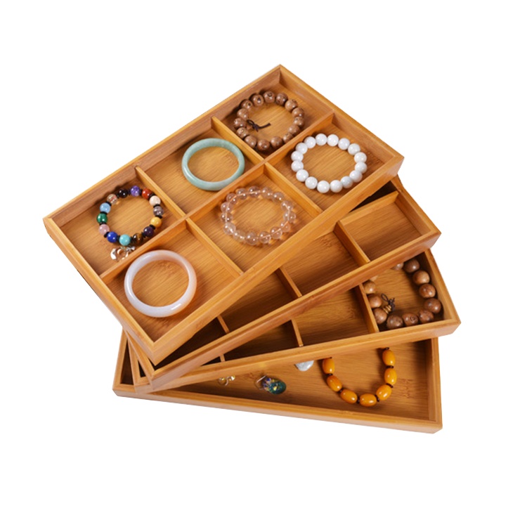 Sustainable Bamboo Storage Box Organizer For Jewllery Condiment