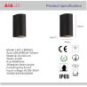 Buy cheap Waterproof IP65 led garden wall lights & white outdoor wall lights exterior wall light from wholesalers