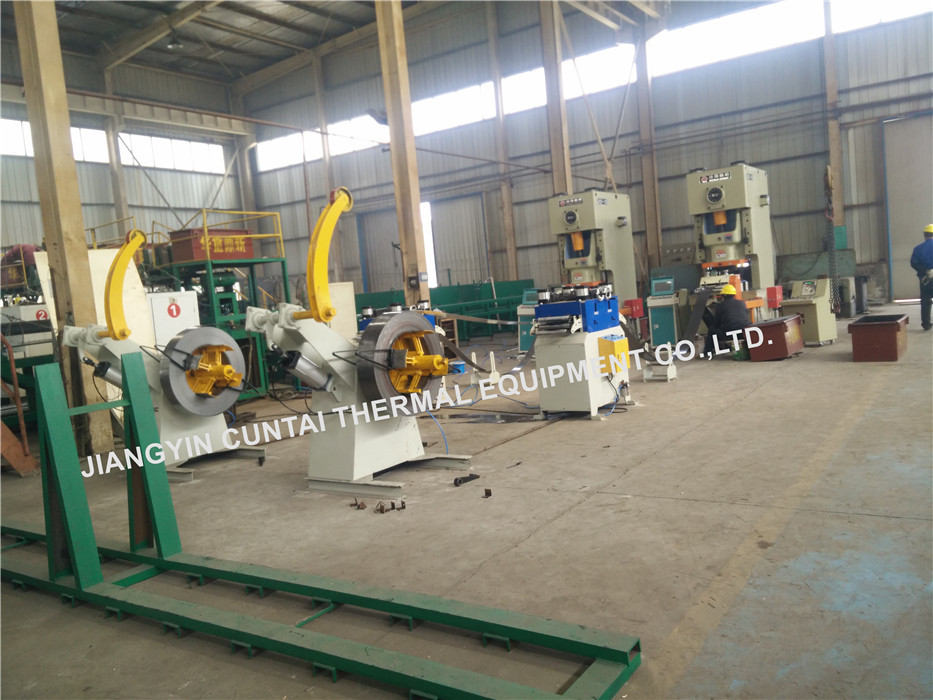Steel Welded HH Square Fin Tube For Waste Heat Recovery SA192 SMLS Tube Material
