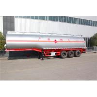 Buy cheap Anti‐skid Oil Tank Truck Trailer Carbon Steel 40 To 60 Cbm With Mud Flaps product