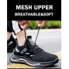 Buy cheap Wholesale Women Anti-smash Mesh Ladies Work Boots Steel Toe Safety Work Shoes from wholesalers