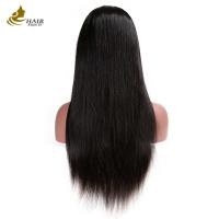 Buy cheap Front Human Hair Lace Wig Straight 100% Virgin Peruvian product