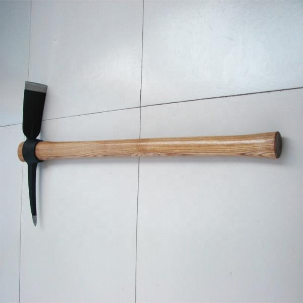 Buy cheap Forged Pickaxes Wooden Handle High Carbon Steel Axe Head Material from wholesalers