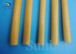 Amber color Polyurethane fiberglass Sleeving 2500V Heat Resistance