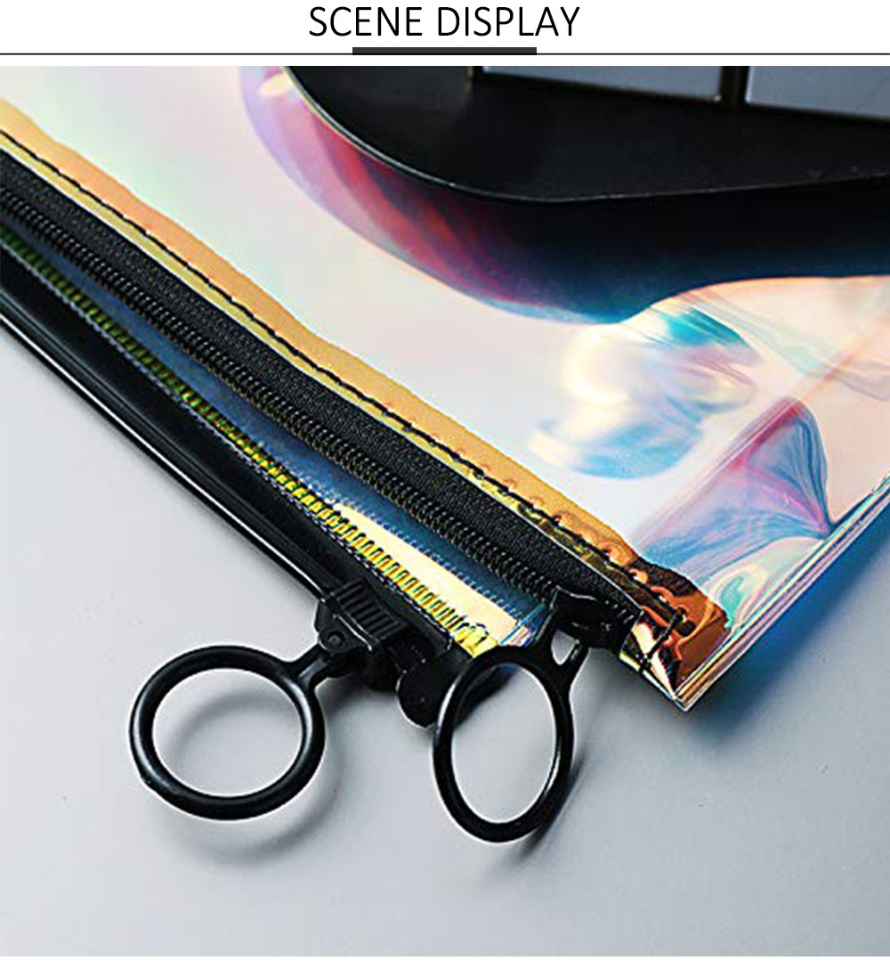 Waterproof Clear Hologram Cosmetic Carrying Case