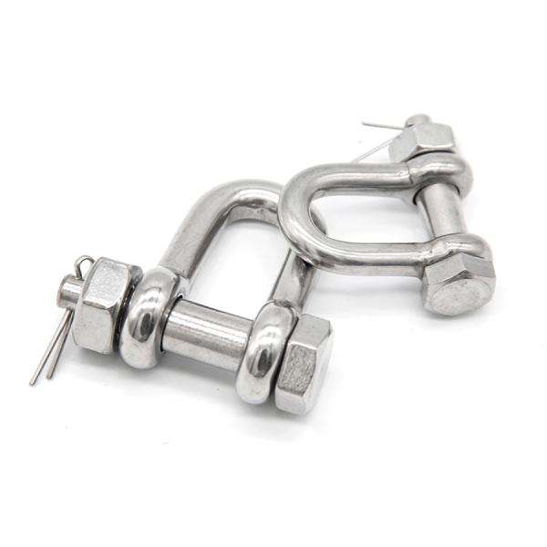 Buy cheap Straight Ss304 Ss316 Heavy Duty D Ring Shackle from wholesalers