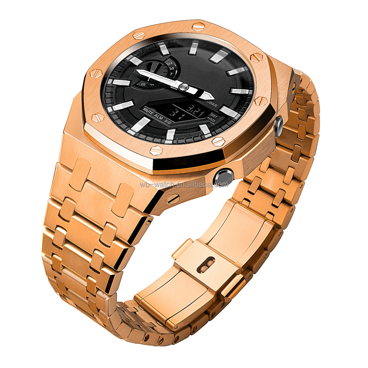 Stainless Steel Mod Case Band For Casio Watches G Shock Custom Metal GA2100 Watch