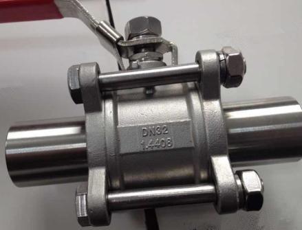 Buy cheap 3pc SS316 Material Manual Ball Valve with 1000-3000 WOG ISO 9001:2000 from wholesalers