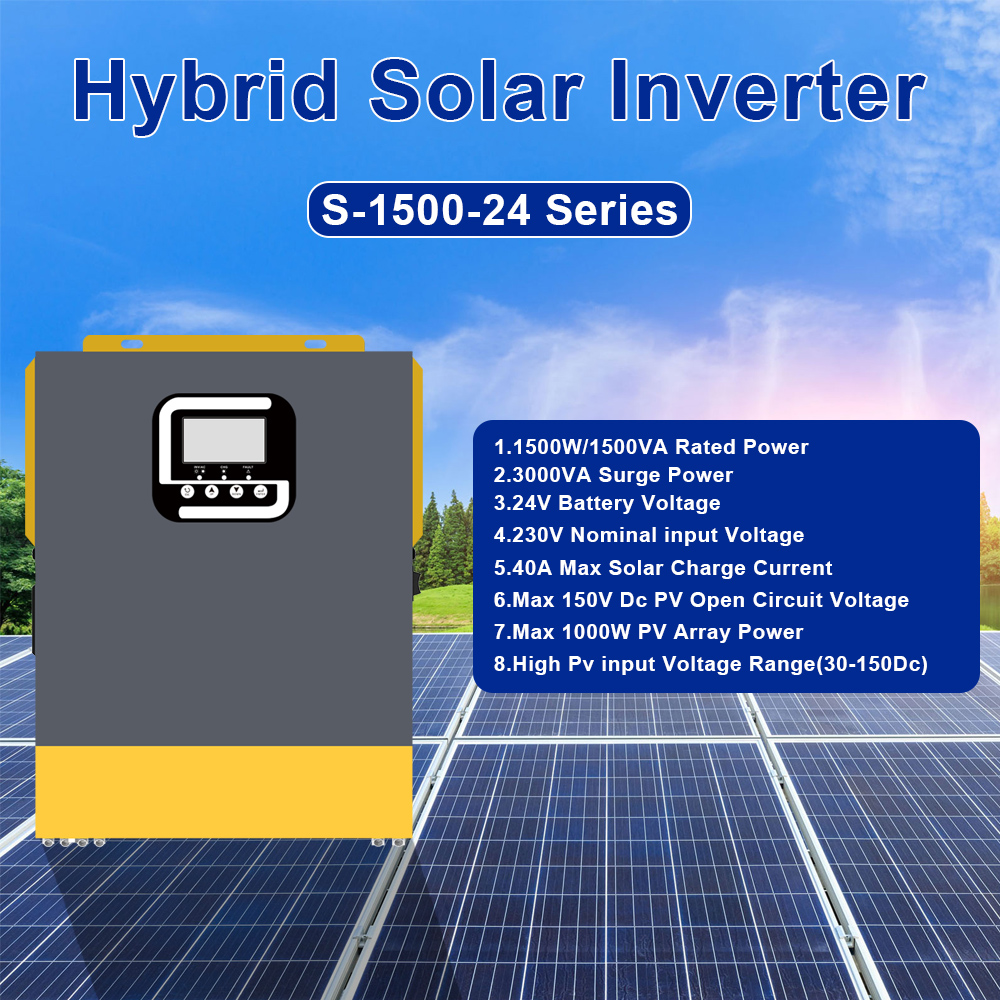 24V 1.5 Kw Pure Sine Wave Inverter For Solar Home System 50Hz/60Hz