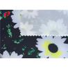 Buy cheap Flower Printed Stretch Polyester Spandex Fabric For Derss , 50D + 40D Yarn Count from wholesalers