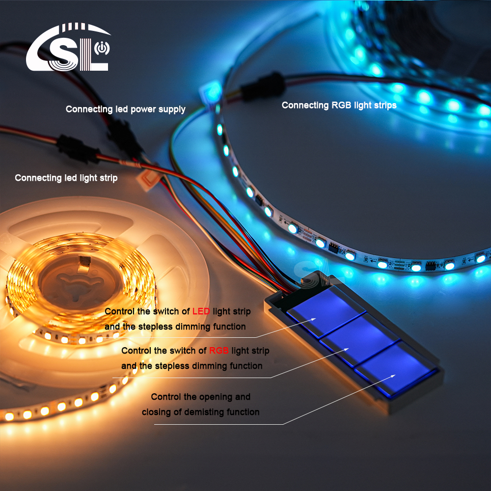 8mm 2811 60Ds DC12V RGB LED Light Strip for Ambience and Residential