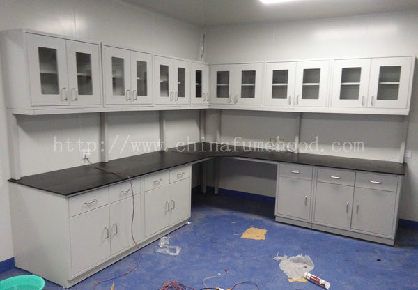 Easy Cleaning Steel Lab Furniture , Standard Socket Steel Lab Bench