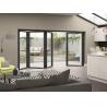 Buy cheap Powder Coated Aluminum Folding Door Double tempered glass Balcony Bifold Doors from wholesalers