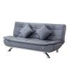 Buy cheap Faux Leather Folding Futon Sofa Bed With 2 Pillows from wholesalers