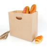 Buy cheap 28*28*15cm MSDS Takeaway Paper Bags Offset Printing Kraft Paper Handbag from wholesalers