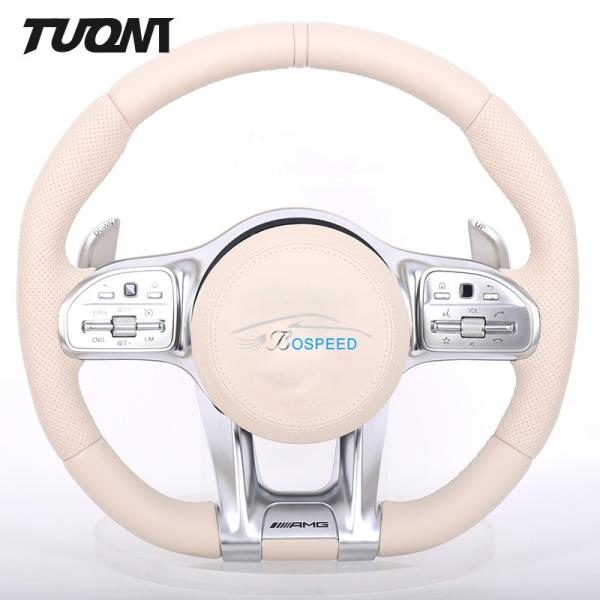Buy cheap 350mm Led Carbon Fiber Mercedes Benz Steering Wheel ODM Amg Sport Racing from wholesalers