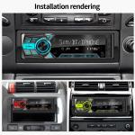 GRANDnavi Universal Single Din MP3 Car Radio Colorful Light Physical Button FM