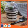 Buy cheap Ice cream plastic cup 200 ml hard PS in transparent colour 100 piece per carton from wholesalers