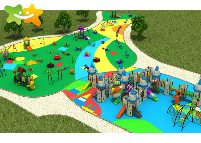 Public Park Project Child Toy Big Slide Equipment Kids Outdoor Playground Equipment