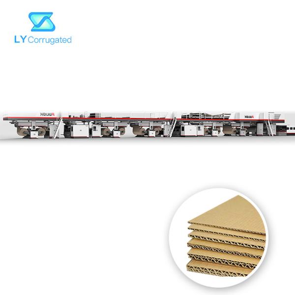 Buy cheap Steam Heating Corrugated Board Processing Line Long Service Life 5ply 200m / Min from wholesalers