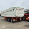 Buy cheap 3 Axles Heavy Duty Rear Tipper Dump Truck Semi Trailer 24hour Online Service 1840mm Tread from wholesalers