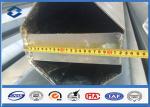 69KV 30FT 35FT Octagonal Galvanized Steel Pole for Distribution 345 Mpa Min