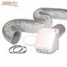 Buy cheap 4'' 100mm Air Vent Kit / Flexible Aluminum Foil Duct For Ventilation from wholesalers