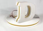 No Fading 3D Side Pass Light Strips Yellow Brilliant Transmittance 5 CM Width
