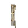 Buy cheap Modern Chrome Sliding Rail Shower Set Polished Brass Construction SH9012A from wholesalers