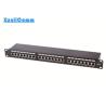 Buy cheap Black Network Rack Patch Panel Stable Physical And Chemical Properties from wholesalers