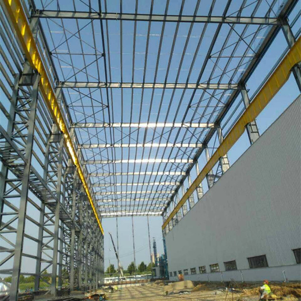 EPS Roof Q235b Prefabricated Steel Structure Workshop