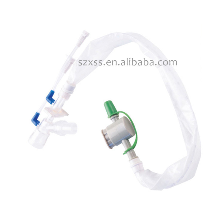 Respiratory Closed Sputum Suction Catheters Y Connector Medical Disposable