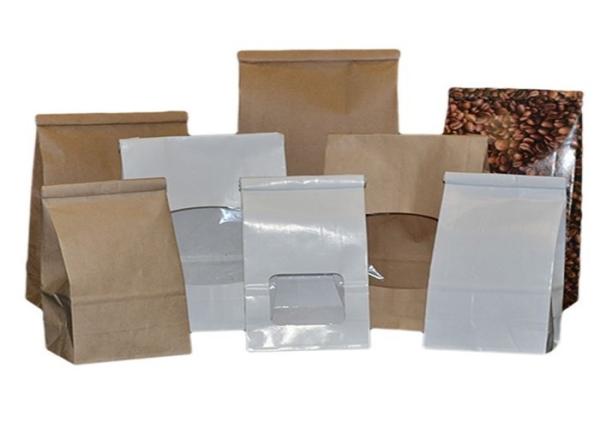 Buy cheap Semitransparent 5kg Paper Bags With Clear Window from wholesalers