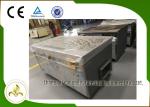 Natural Gas Teppanyaki Grill Table Rectangle Fume Down Exhaust Stainless Steel