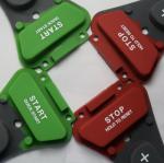 Noncorrosive 20 Shore A Silicone Push Button For Treadmill