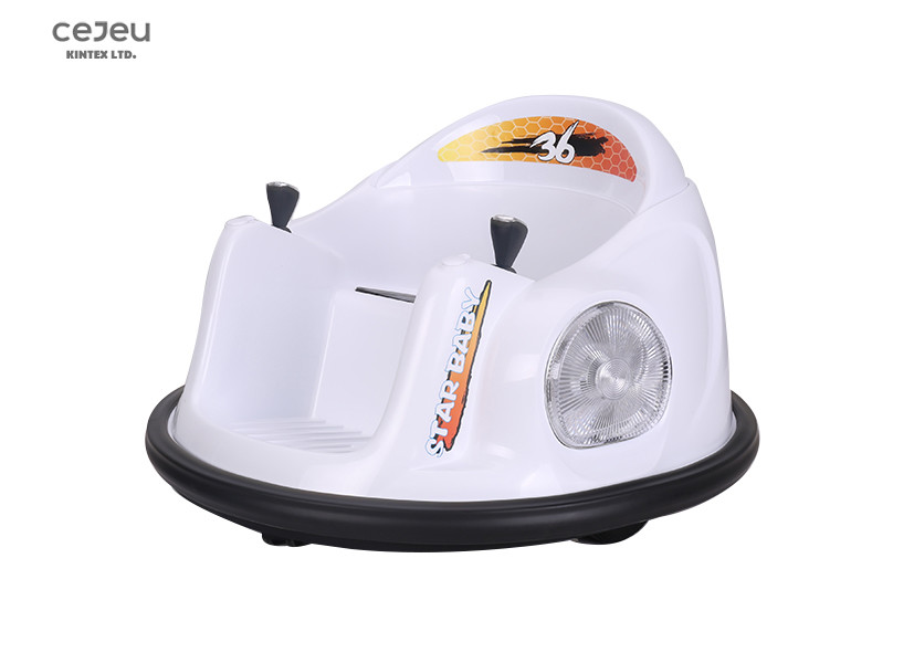 Toy Electric Backrest 360 Spinning Bumper Car 6V4AH Round