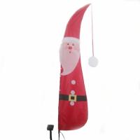 Buy cheap Holiday Solar LED Garden Flag Santa Claus product