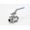 Buy cheap SS316L Sanitary ISO Vacuum Fittings , Stainless Steel 3PC Ball Valve from wholesalers