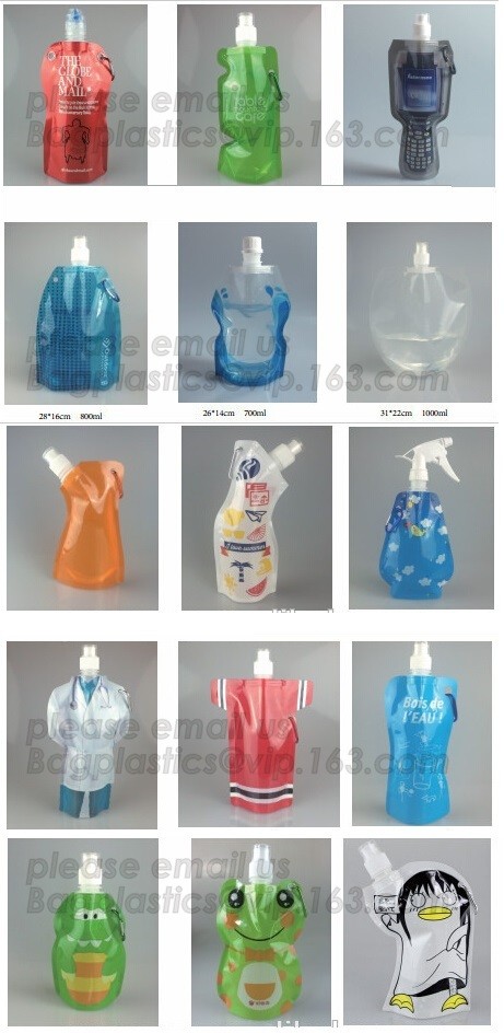 Outdoor Travel Camping Sports Folding Foldable Collapsible Plastic Water Bottle Bag,Promotional/Camping/Climbing/Picnic/