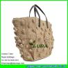Buy cheap LDZS-011 striped color clutch bag hand crocheting lady macrame paper straw clutch bag from wholesalers