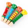 Buy cheap Hot Baby Wooden Horn Whistle Musical Instrument Toys Kids Colorful from wholesalers