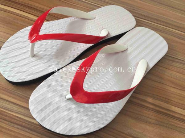 Buy cheap Die Cut Molded Rubber Products Plain Flat Customized Logo Beach Rubber Flip Flop from wholesalers