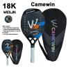 Buy cheap 18k Carbon Fiber Beach Tennis Racket Rough Surface Paddle Tennis Padel from wholesalers