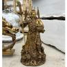 Buy cheap Bronze Guan Gong Statues Brass Guan Yu Kwan Kung Life Size China Martial Saint Custom Statue Sculpture Figure from wholesalers